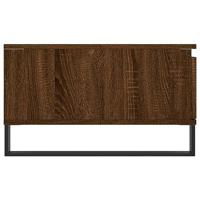Salontafel 90x60x35 cm bewerkt hout bruineikenkleurig - thumbnail