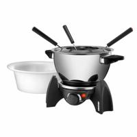Unold 48615 Fondue 500 W Met handmatige temperatuursinstelling Zwart, Zilver - thumbnail