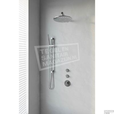 Thermostatisch Inbouwdoucheset Brauer Chrome 30 cm Hoofddouche Wandarm Staafhanddouche op Glijstang Chroom Brauer Thermostatisch Inbouwdoucheset Brauer Chrome 30 cm Hoofddouche Wandarm Staafhanddouche op Glijstang Chroom Brauer