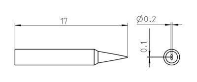 Weller Soldeerpunt Beitelvorm Lengte soldeerpunt: 17 mm Inhoud: 1 stuk(s)