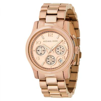 Michael Kors Runway 38 mm rose goud | MK5128 Michael Kors Runway 38 mm rose goud | MK5128