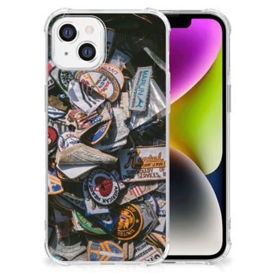 iPhone 14 Anti-shock Hoesje met foto Badges iPhone 14 Anti-shock Hoesje met foto Badges