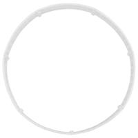 Kerstboomrok 56x23 cm kunststof wit - thumbnail