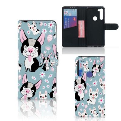 Motorola G8 Power | Telefoonhoesje | Met pasjeshouder | Hondjes