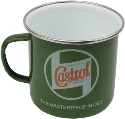 Castrol "classic" beker cup classic sheet metal enameled 500m