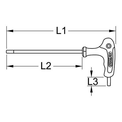 KS Tools 910.2451 9102451 Vierkante handgreep Aandrijving 1/4 (6.3 mm) 160 mm 1 stuk(s) KS Tools 910.2451 9102451 Vierkante handgreep Aandrijving 1/4 (6.3 mm) 160 mm 1 stuk(s)