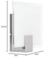Brilliant Design muurlampSonian Square grijs - 90324/13 - thumbnail
