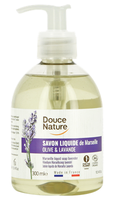 Douce Nature Zeep Marseille vloeibaar lavendel bio 300 Milliliter