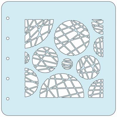 Nellie's Choice • various a6 stencil circles