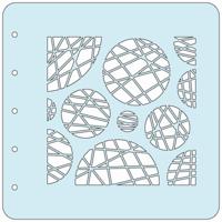 Nellie's Choice • various a6 stencil circles - thumbnail