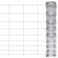 VidaXL Hek 50x1,2 m gegalvaniseerd staal zilverkleurig - thumbnail