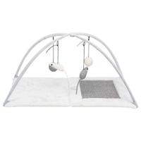 TRIXIE KRABMAT MET SPEELTJES AAN KOORD GRIJS 60X33X42 CM - thumbnail