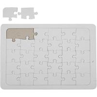 Creativ Company Puzzel, afm 21x30 cm, wit, 1 stuk - thumbnail