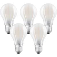 OSRAM HOMELIGHTING 4058075090620 LED-lamp Energielabel E (A - G) E27 Peer 7 W = 60 W Warmwit (Ø x l) 60 mm x 108 mm Filament / Retro-LED 5 stuk(s) - thumbnail