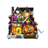 Kerstscene werkplaats kerstman met led Buitengewoon de Boet - Buitengewoon de boet - thumbnail