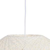 QAZQA Landelijke hanglamp wit 45 cm - Corda - thumbnail
