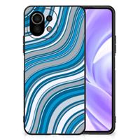 Xiaomi 11 Lite 5G NE | Mi 11 Lite Back Case Waves Blue - thumbnail
