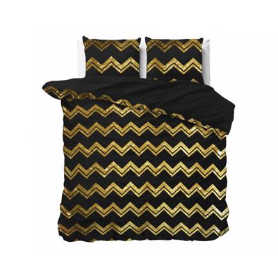 Sleeptime - Glamour Wave Dekbedovertrek - Micropercal - Zwart - 240 x 220 Sleeptime - Glamour Wave Dekbedovertrek - Micropercal - Zwart - 240 x 220