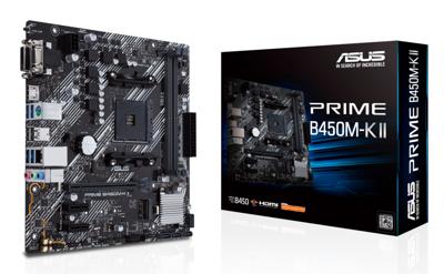 ASUS Prime B450M-K II AMD B450 Socket AM4 micro ATX - thumbnail