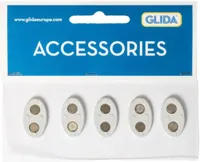 Glida Magnetische voetstukken 5 stuks - thumbnail