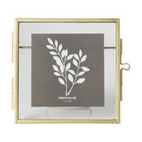Fotolijst mini - goudkleurig - 10x10 cm - thumbnail