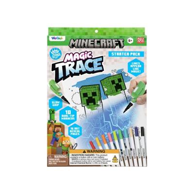 Minecraft Magische overtrek tekenset