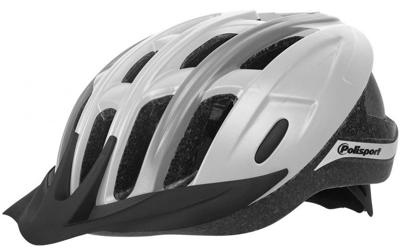 Polisport Fietshelm ride-in m (54-58cm) - wit/grijs Polisport Fietshelm ride-in m (54-58cm) - wit/grijs