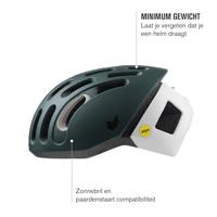 Buzaglo Catlike racehelm whisper ii maat m mat donkergroen/metal - thumbnail