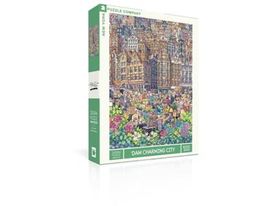 New York Puzzle Company 'Dam Charming City - 1000 stukjes New York Puzzle Company 'Dam Charming City - 1000 stukjes