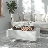 VidaXL Salontafel 85x55x31 cm bewerkt hout betongrijs - thumbnail
