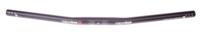 Ergotec Stuur flat bar 25,4x600 mm - zwart - thumbnail