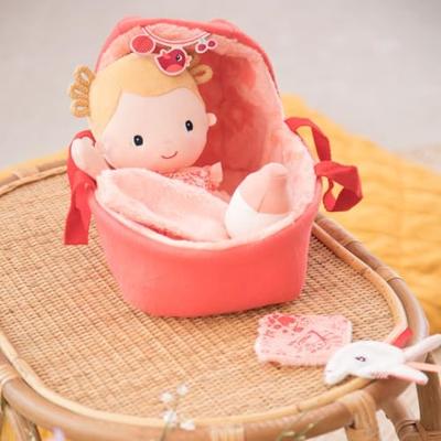 Baby Lena en haar wiegje - LILLIPUTIENS rozen