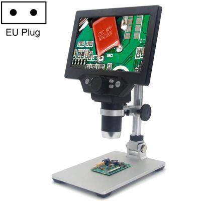 G1200 7 inch LCD scherm 1200X Portable elektronische digitale Desktop stand Microscoop EU plug