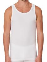 2-Packheren hemden 95/5 - Witte en zwarte Biologisch katoenen mannen onderhemden - thumbnail