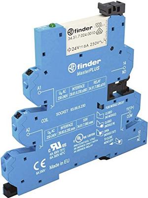 Finder 39.61.0.240.0060 Koppelrelais 240 V/DC, 240 V/AC 6 A 1x wisselcontact 1 stuk(s) Finder 39.61.0.240.0060 Koppelrelais 240 V/DC, 240 V/AC 6 A 1x wisselcontact 1 stuk(s)