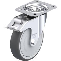 Blickle LE-PTH 125K-FI Zwenkwiel met rem Wieldiameter: 125 mm Draagvermogen (max.): 150 kg 1 stuk(s) - thumbnail