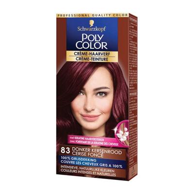 Schwarzkopf Schwarzkopf Poly Color Semi Permanente Haarverf nr. 83 Donker Kersenrood