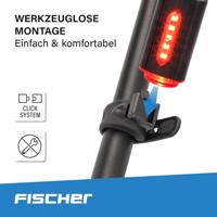 FISCHER FAHRRAD TWIN Achterlicht LED Zwart - thumbnail