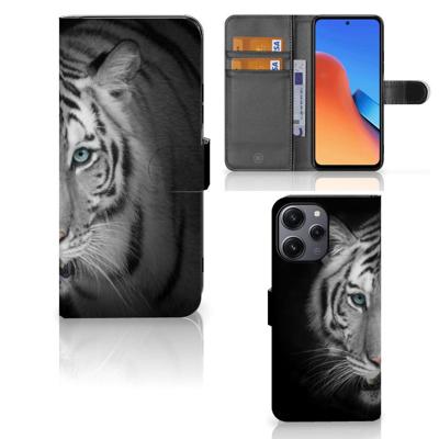 Xiaomi Redmi 12 | Telefoonhoesje | Met pasjeshouder | Tijger Xiaomi Redmi 12 | Telefoonhoesje | Met pasjeshouder | Tijger