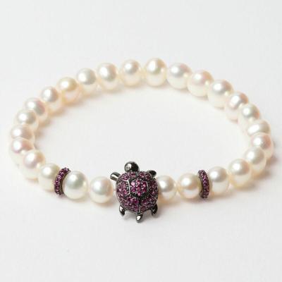 Lancaster JLA-BR-TURTLE-5-WH 16 mm Dames armband
