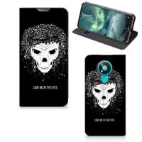 Mobiel BookCase Nokia 3.4 Skull Hair - thumbnail