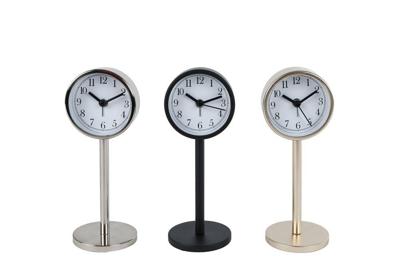 Klok Rikki S goud/zilver/zwart 3 assorti metaal 1xLR44in