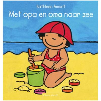 Anna met oma en opa aan zee (Hardback)