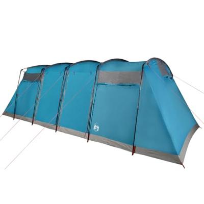 VidaXL Tunneltent 10-persoons waterdicht blauw