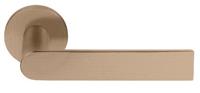 Formani Piet Boon ARC PBA101-G deurkruk geveerd op rozet - PVD licht brons - thumbnail