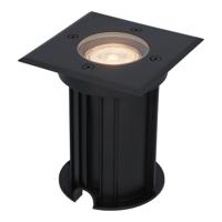 Ramsay LED Grondspot - Vierkant - Dimbaar - GU10 - 2700K warm wit - 4 Watt 345 lumen - Tuinspot - Zwart - IP67 waterdicht - Overrijdbaar voor de Oprit, Tuin en Terras - thumbnail