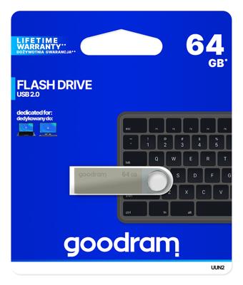 Goodram UUN2 USB 2.0 USB flash drive 64 GB USB Type-A Zilver