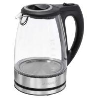 Bomann WKS 6032 G CB Glas Waterkoker 1.7L 2200W RVS/Zwart - thumbnail