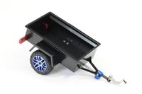 Metalen trailer voor 1 op 24 auto's - Zwart - thumbnail