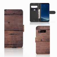 Samsung Galaxy S8 | Book Style Case | Old Wood - thumbnail